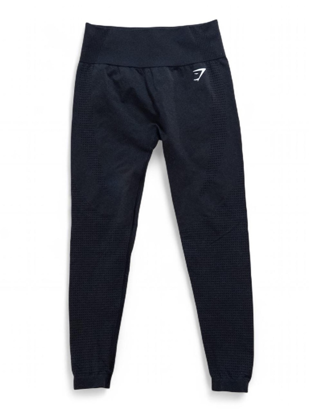 Gymshark Vital Seamless Leggings Dark Gray Black Dot High Waisted Size L